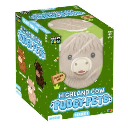 RMS® Crazy Fun™ Highland Cow Pudgy Pets Squishy S1