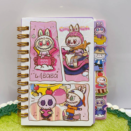 Labubu Cartoon Mini Spiral Notebook
