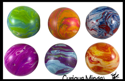 1 Marble Swirl Soft Doh Filled Stretch Ball - Ultra Squishy