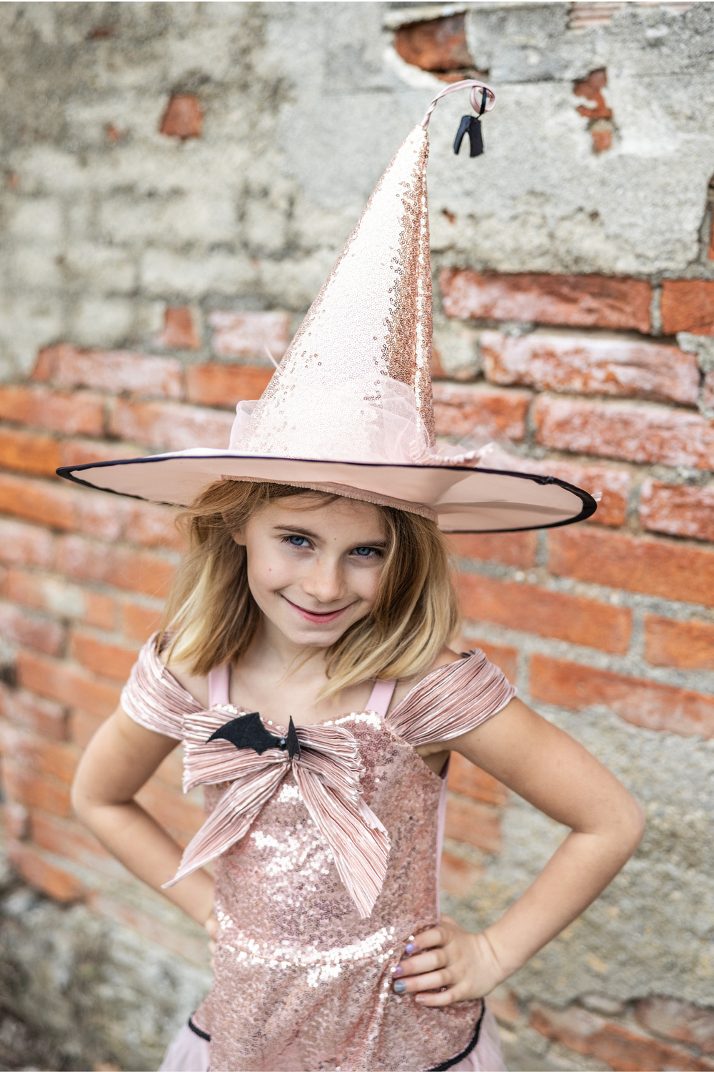 Glam Witch Dress with Hat size 5-6