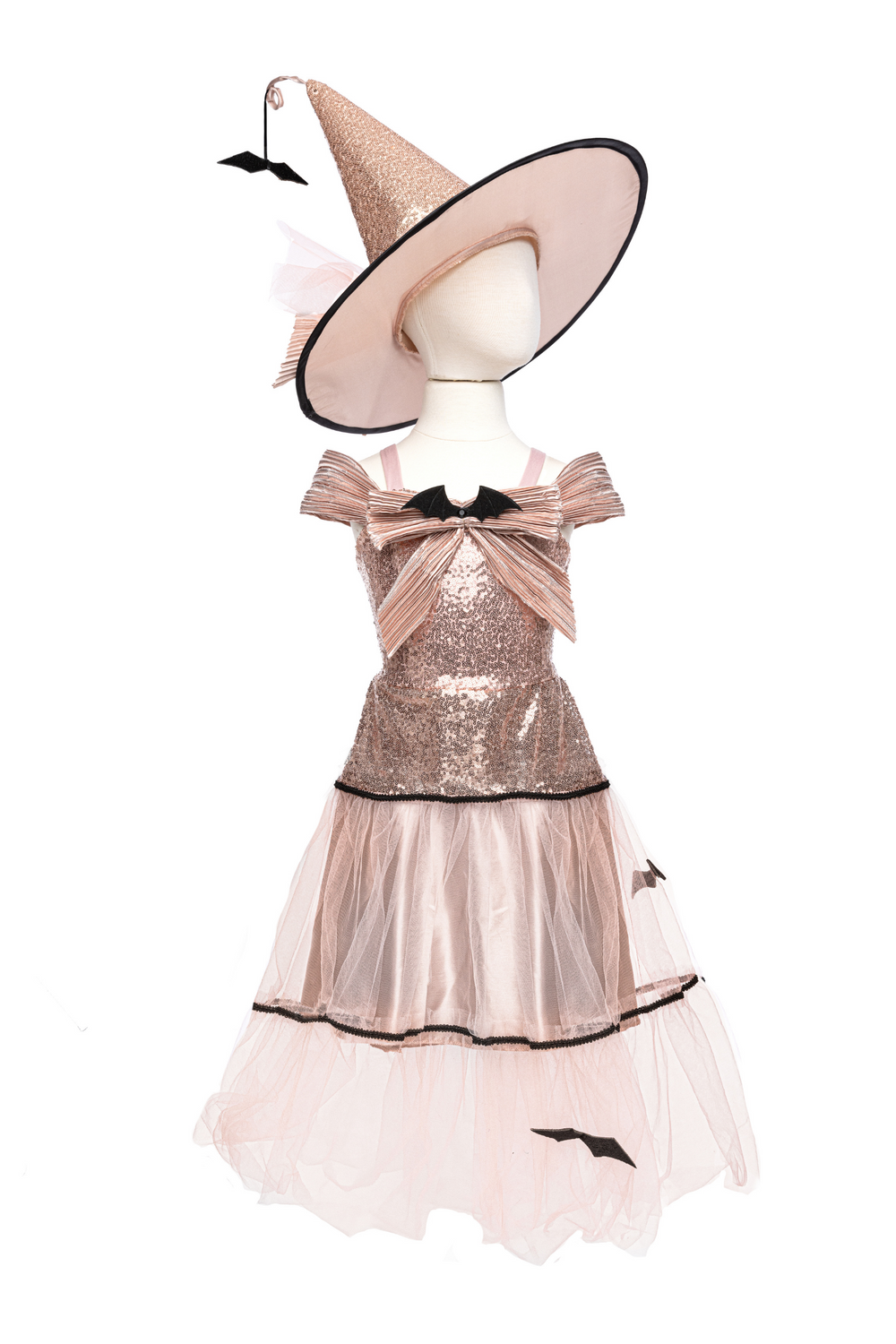 Glam Witch Dress with Hat size 5-6