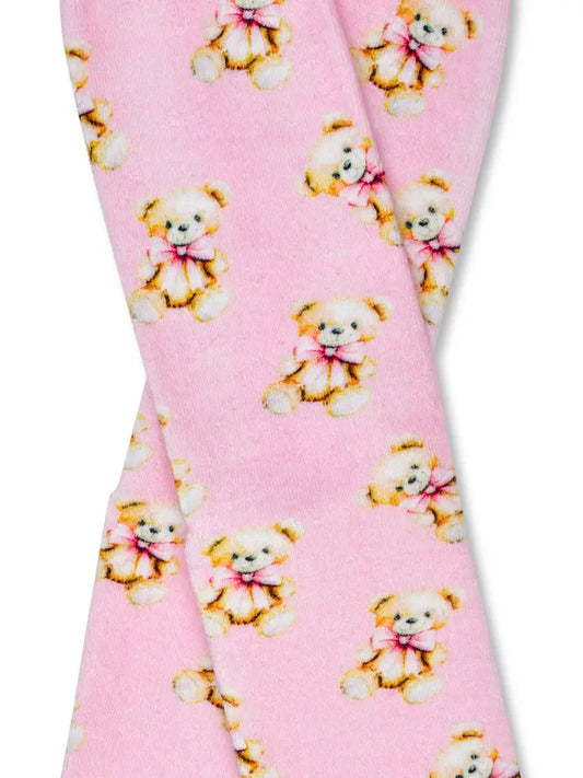 Beary Cute Pink Socks