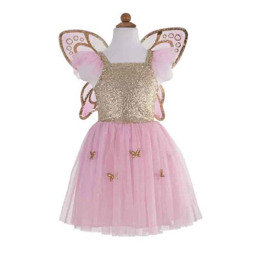 Rainbow Ruffle Tutu Dress Pink/Multi5/7