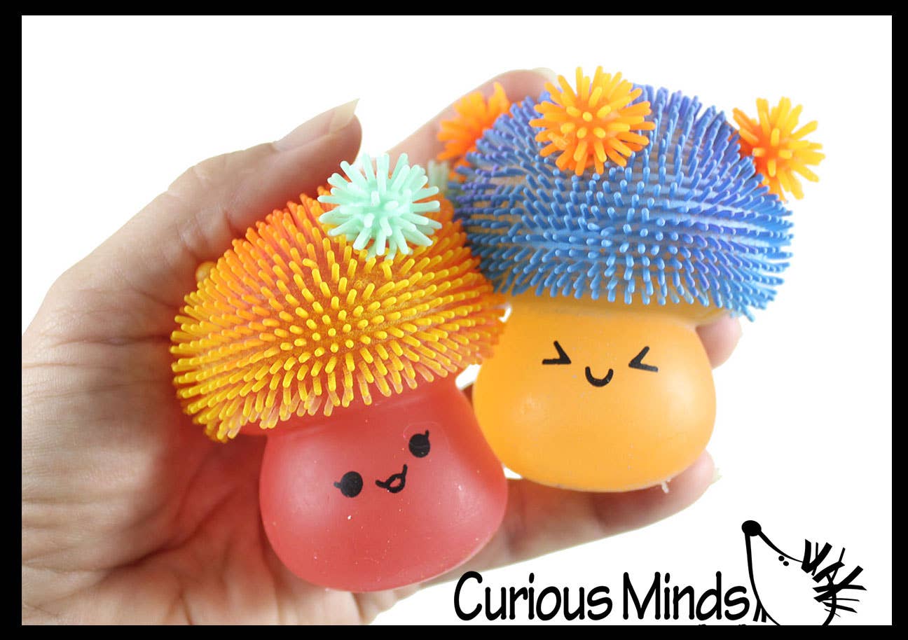 Mushroom Sugar Puffer Ball Squishy
