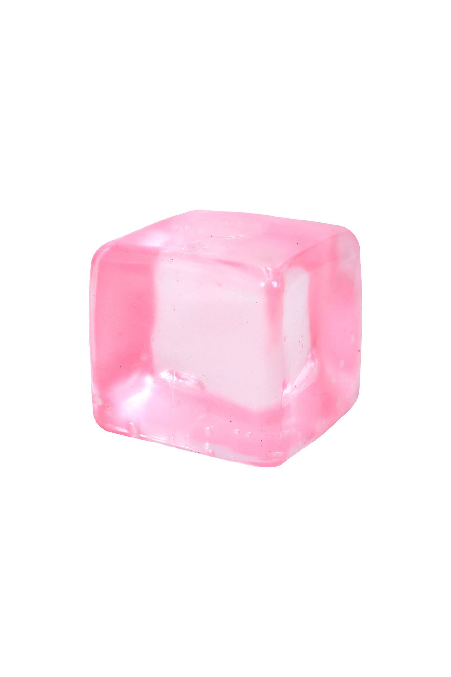 Clear Colorful Cube Maltose Putty Filled Squishy