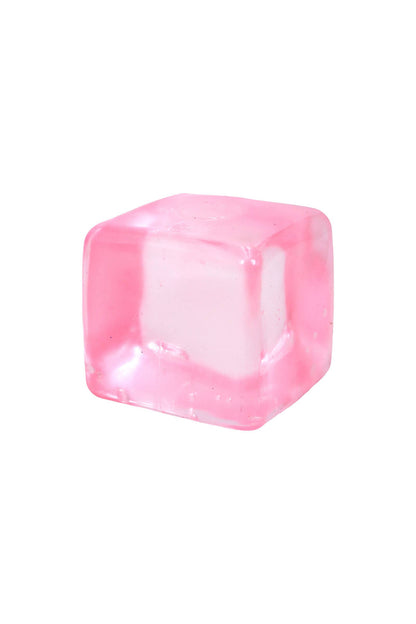Clear Colorful Cube Maltose Putty Filled Squishy