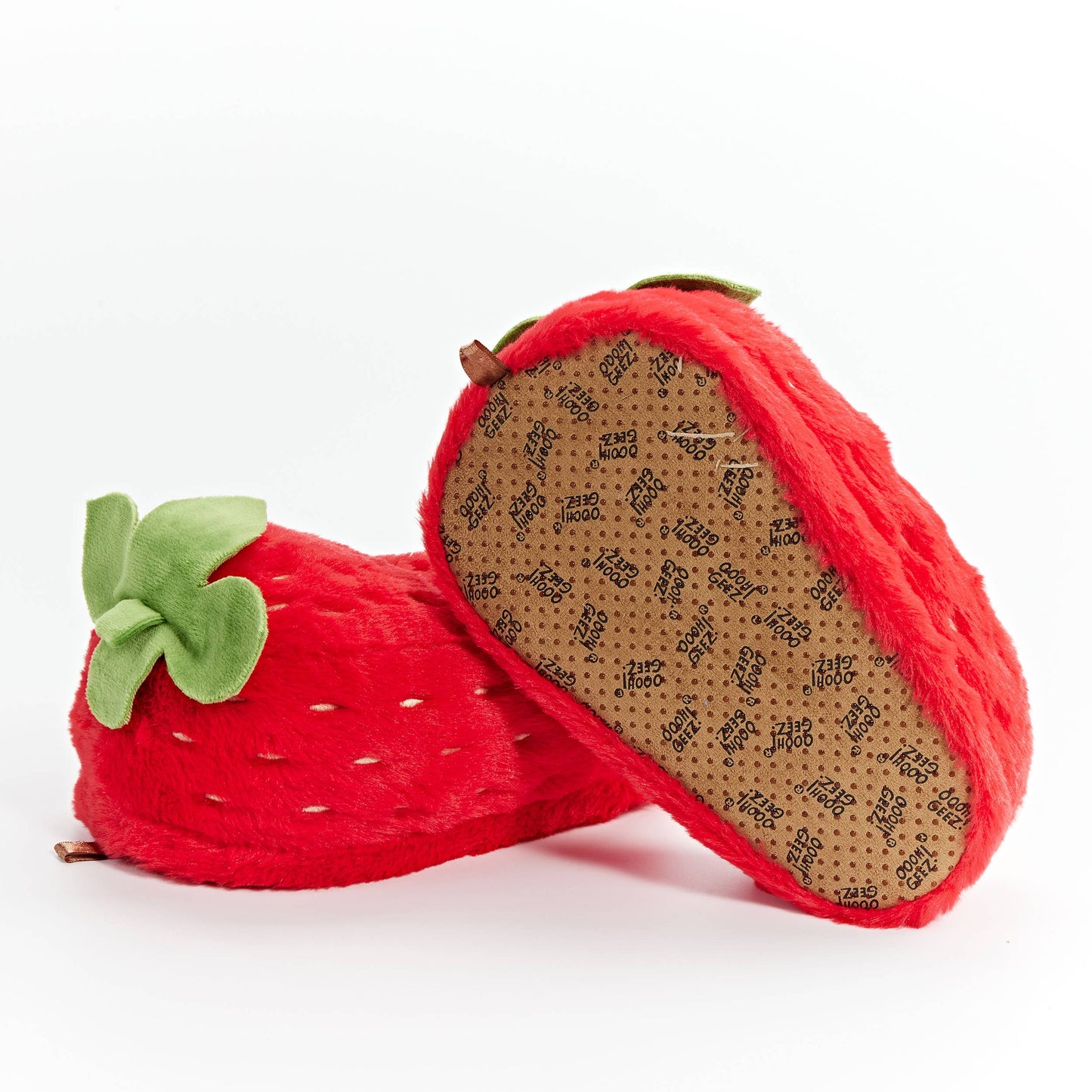 Strawberry | Kids' Funny Plush Anti-Skid Slippers