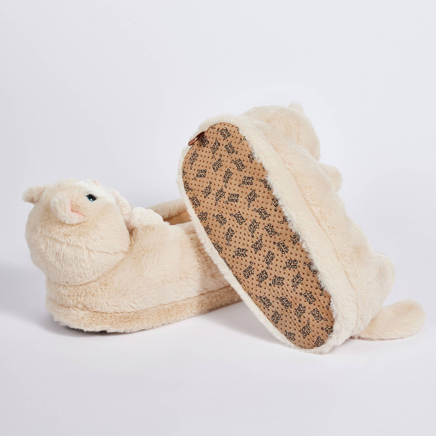 Molly the Kitty | Kid's Funny Animal Plush Non-Slip Slippers