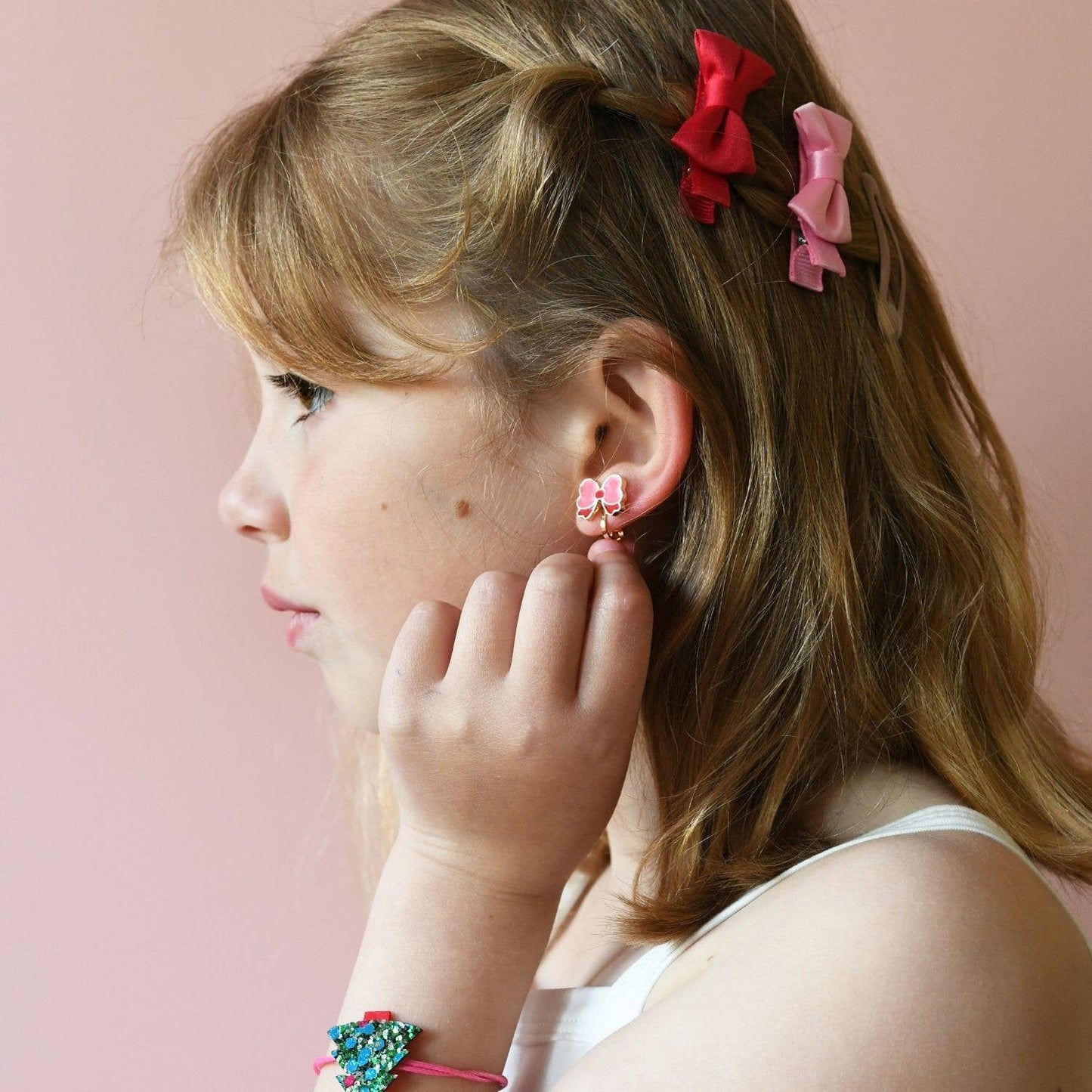 Jolly Christmas Clip On Earrings