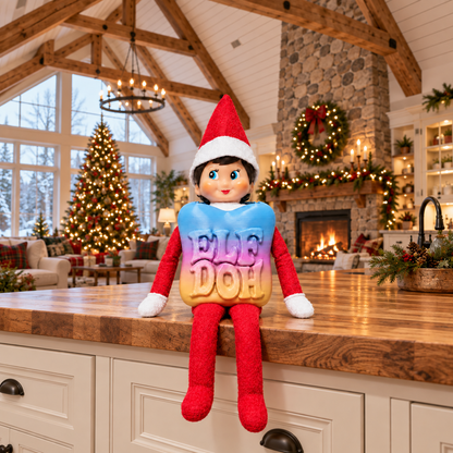 ElfDoh Needoh Viral Outfit - Trendy Viral Squishy Rainbow!!!