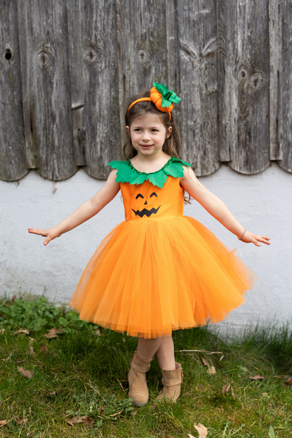 Pumpkin Patch Dress 3/4