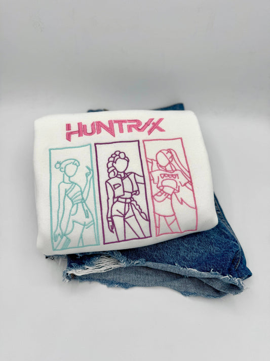 KPop Embroidered Sweatshirt | Aesthetic Kids Pop Crewneck