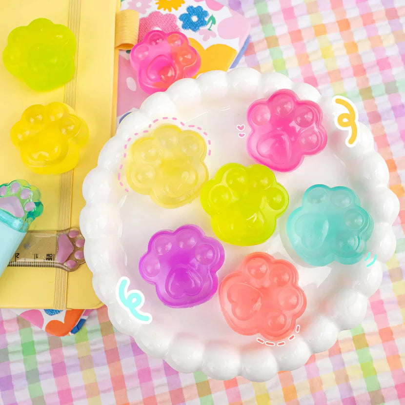 Chubby Chibi Pearl Kitty Paw Sensory Toy