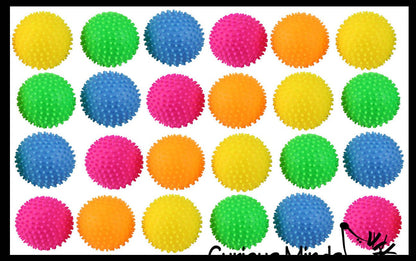 1 Spiky Bumpy Soft Doh Filled 1.7" Stress Ball - Squishy