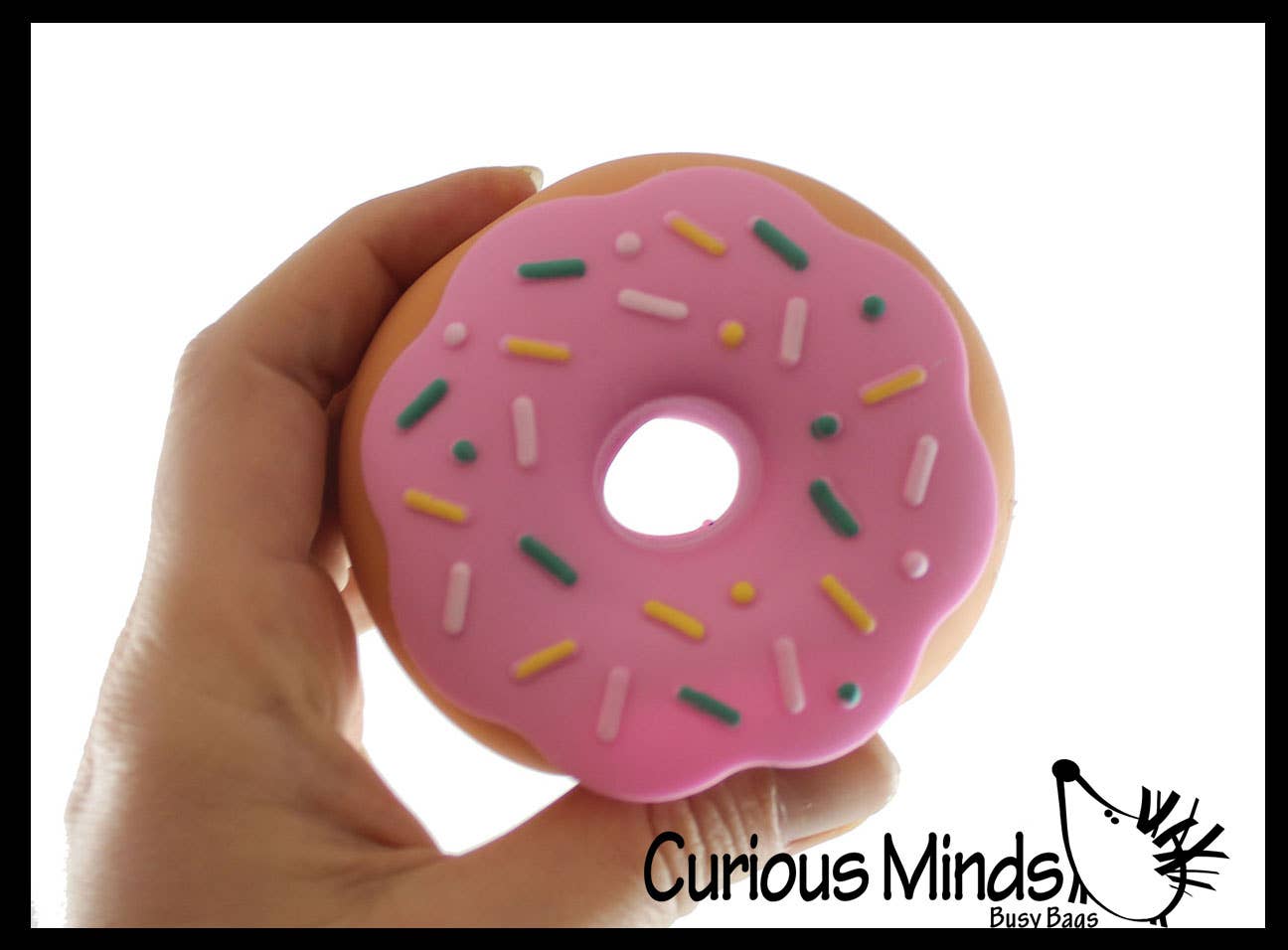 Cute Doughnut Soft Doh Filled Stretch Ball