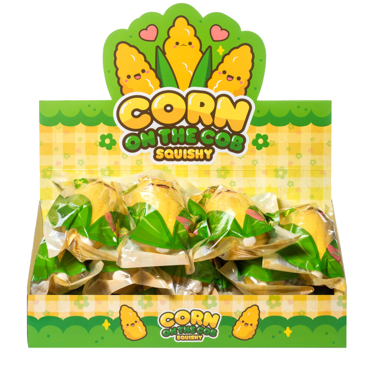 Stretchy & Squishy Realistic Corn On The Cob Sensory Toy (12pcs/case)