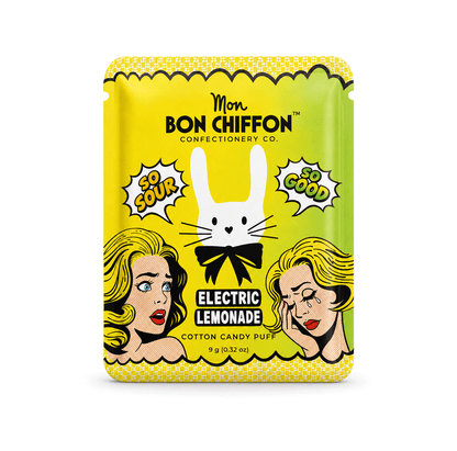Electric Lemonade Cotton Candy Puff