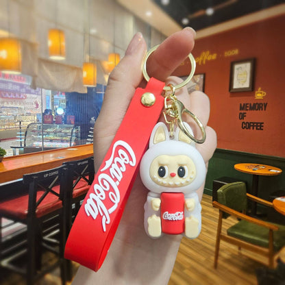 Cute monster cola Keychain Bag Pendant