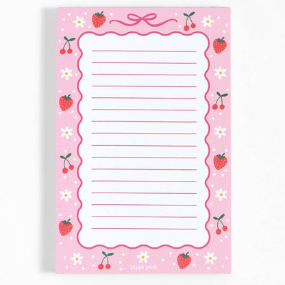 Berries & Bows 4x6 Notepad