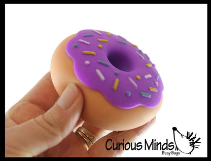 Cute Doughnut Soft Doh Filled Stretch Ball
