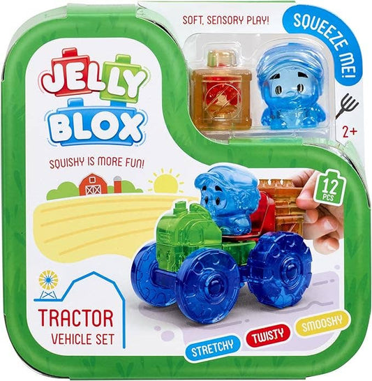 Jelly Blox Tractor Set - Sensory Play Toy for Ages 2+