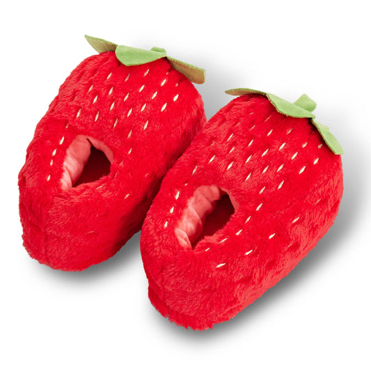 Strawberry | Kids' Funny Plush Anti-Skid Slippers