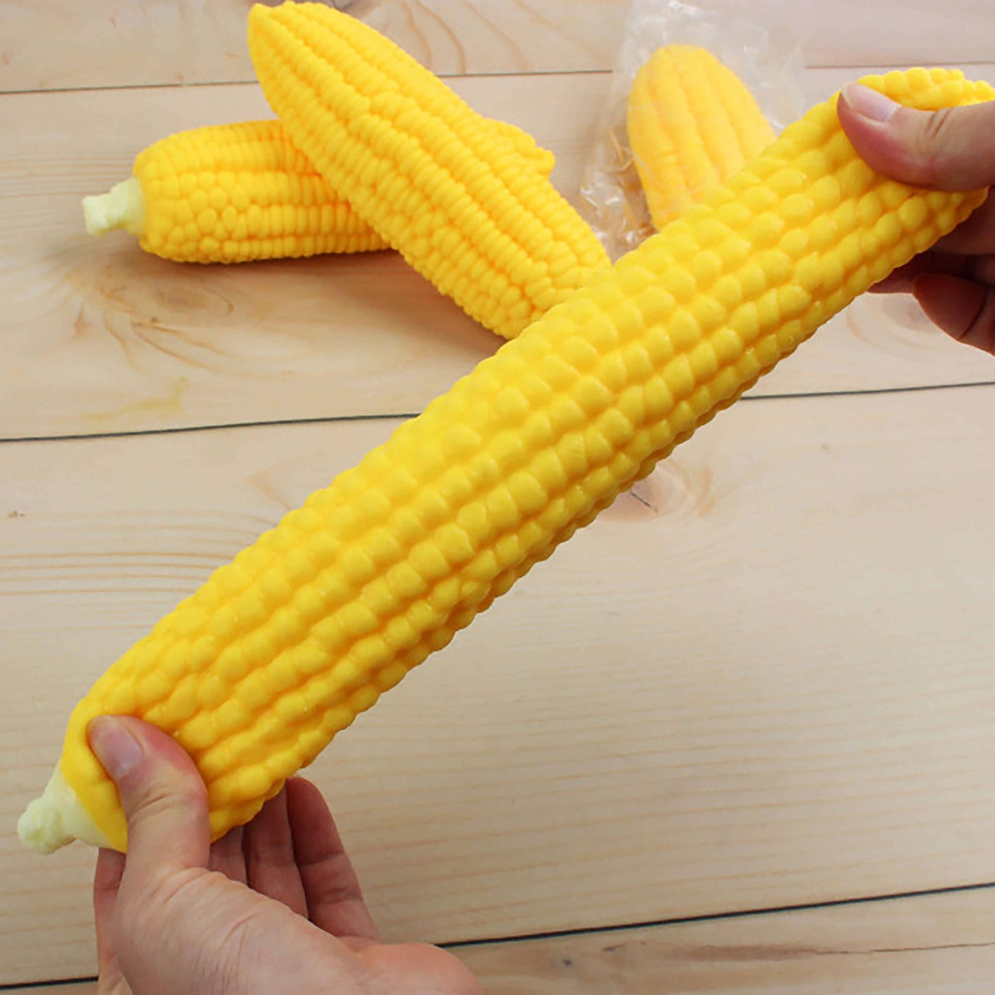 Stretchy & Squishy Realistic Corn On The Cob Sensory Toy (12pcs/case)