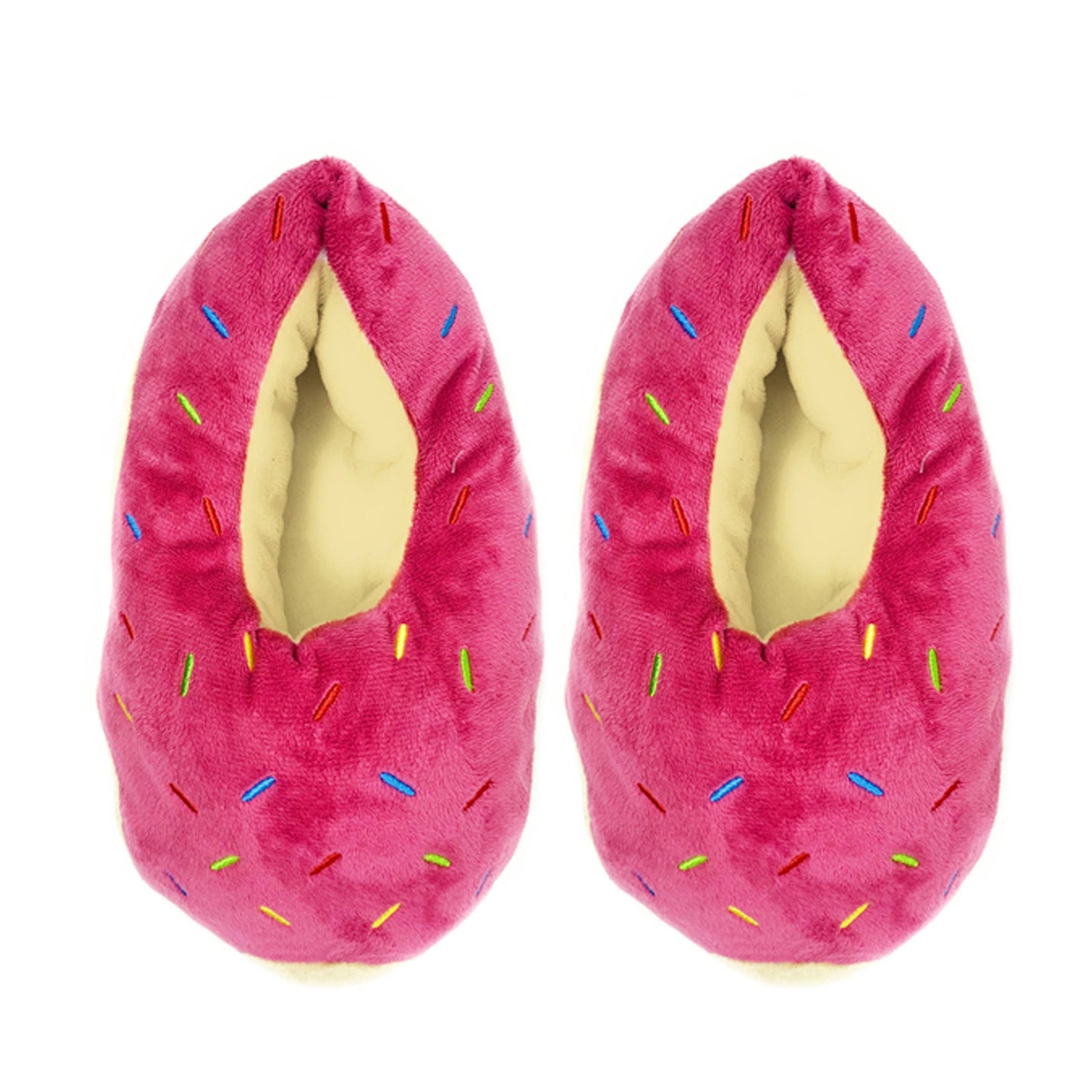Donut Judge Me | Kid's Funny Fluffy House Non-Slip Slippers