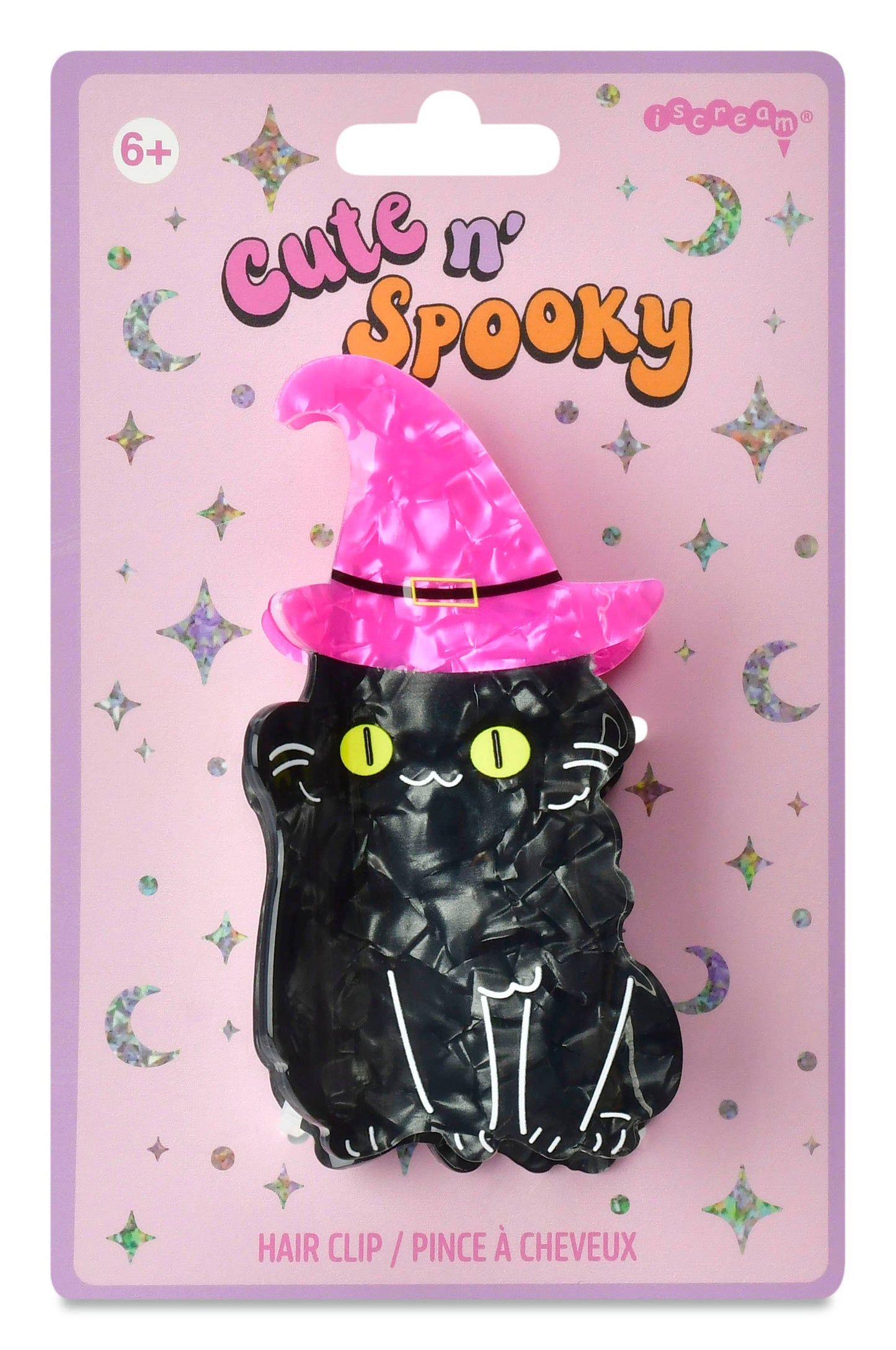 Black Cat Hair Clip