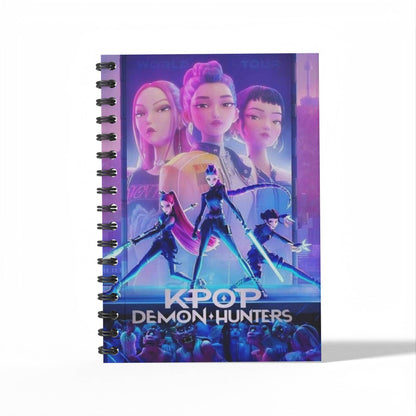 Kpop Demon Hunters coil notebook