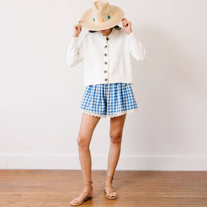 Blue Bay Gingham Willa Short