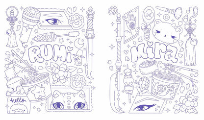 Unofficial KPop Demon Hunters Activity Book by Lila Violet