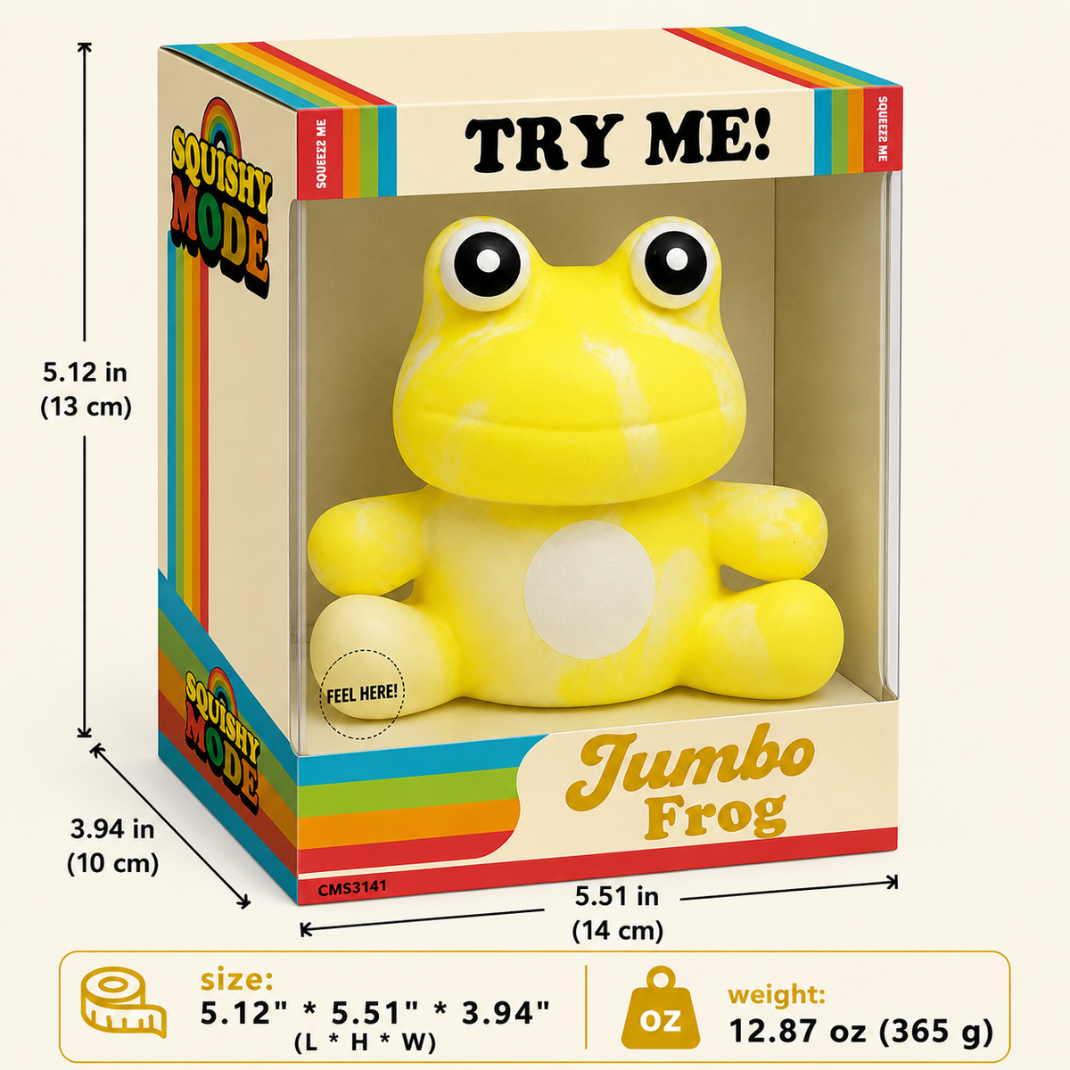Squishy Mode Jumbo Frog Sensory Toys