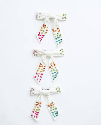 Rhinestone Hair Bow - Bling It On