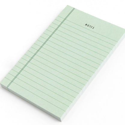 Green Notes 4x6 Notepad