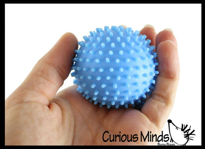 1 Spiky Bumpy Soft Doh Filled 1.7" Stress Ball - Squishy