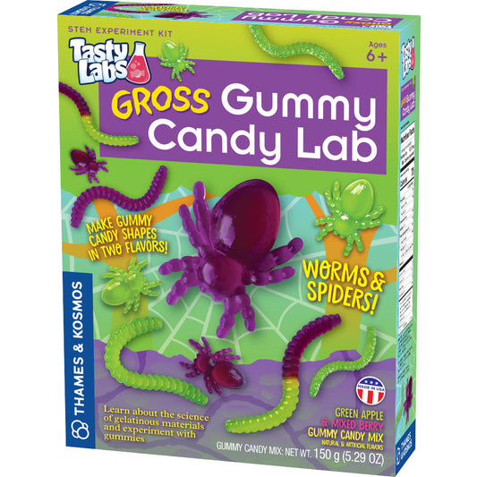 Gross Gummy Candy Lab: Worms and Spiders