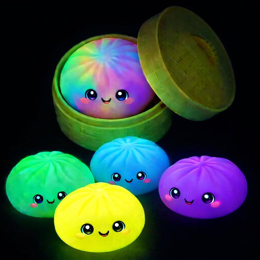 4" Mystery Squishy Dumpling - Glow in the Dark
