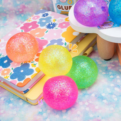 Galaxy Gummy Globs Sensory Toy - Chunky Glitter