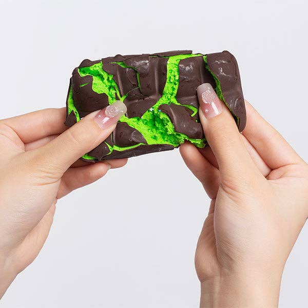 Wax Squishies® Chocolate Bar Wax Crackle Fidget Clay Toy (1pc)
