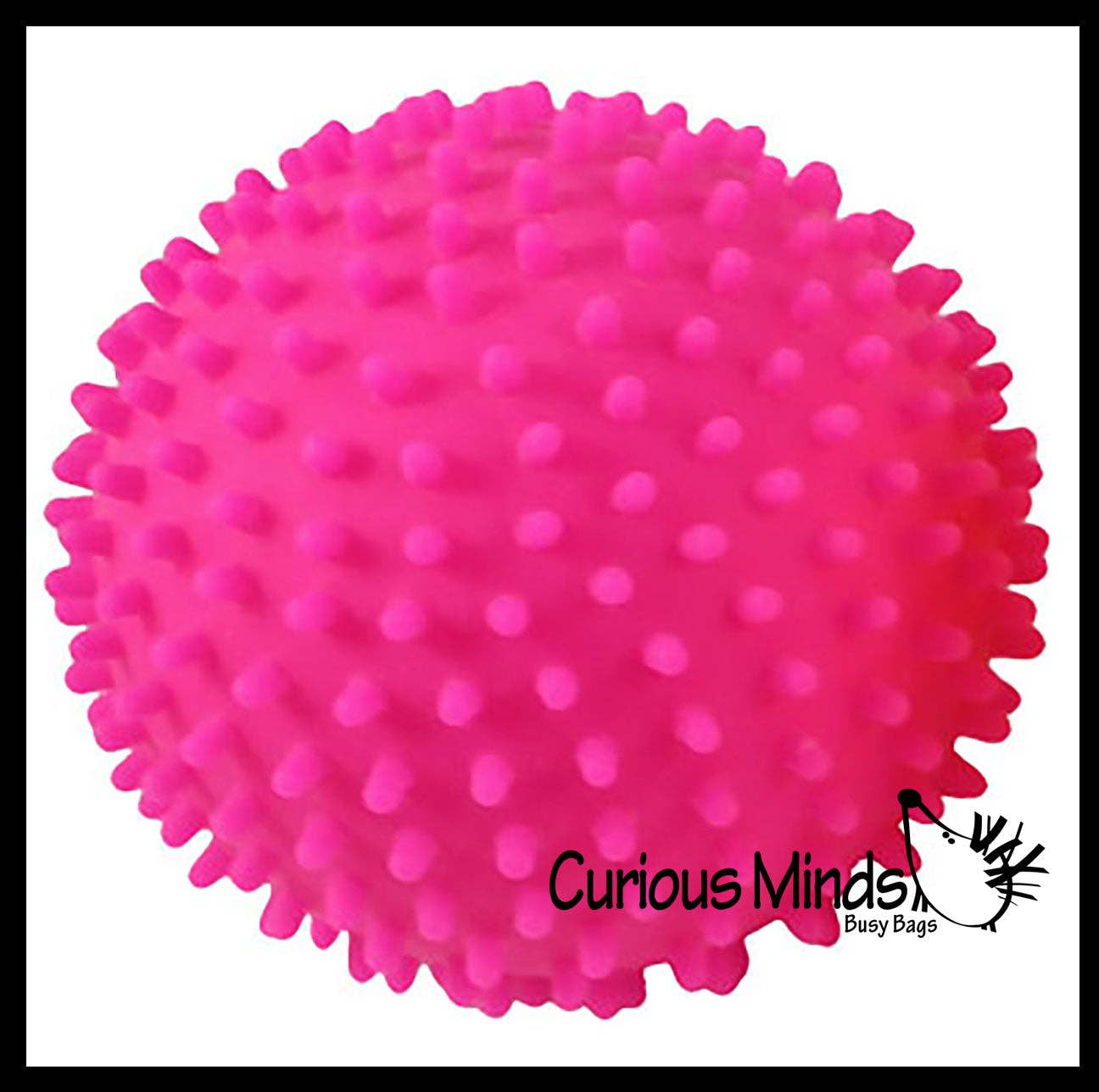 1 Spiky Bumpy Soft Doh Filled 1.7" Stress Ball - Squishy