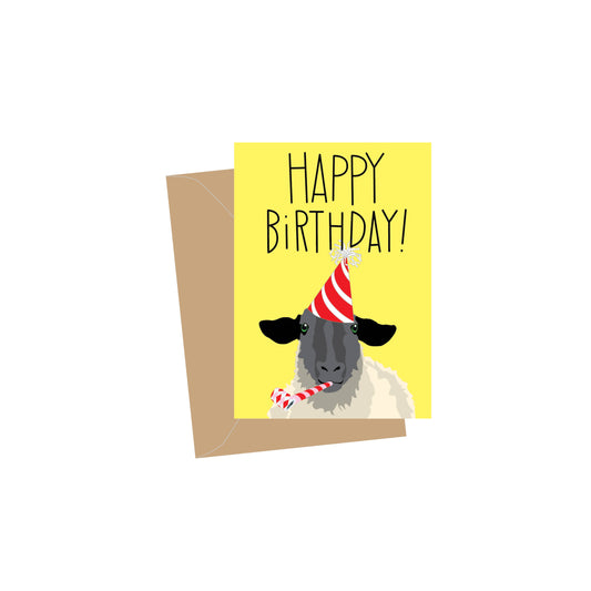 Mini Birthday Sheep, Folded Enclosure Cards