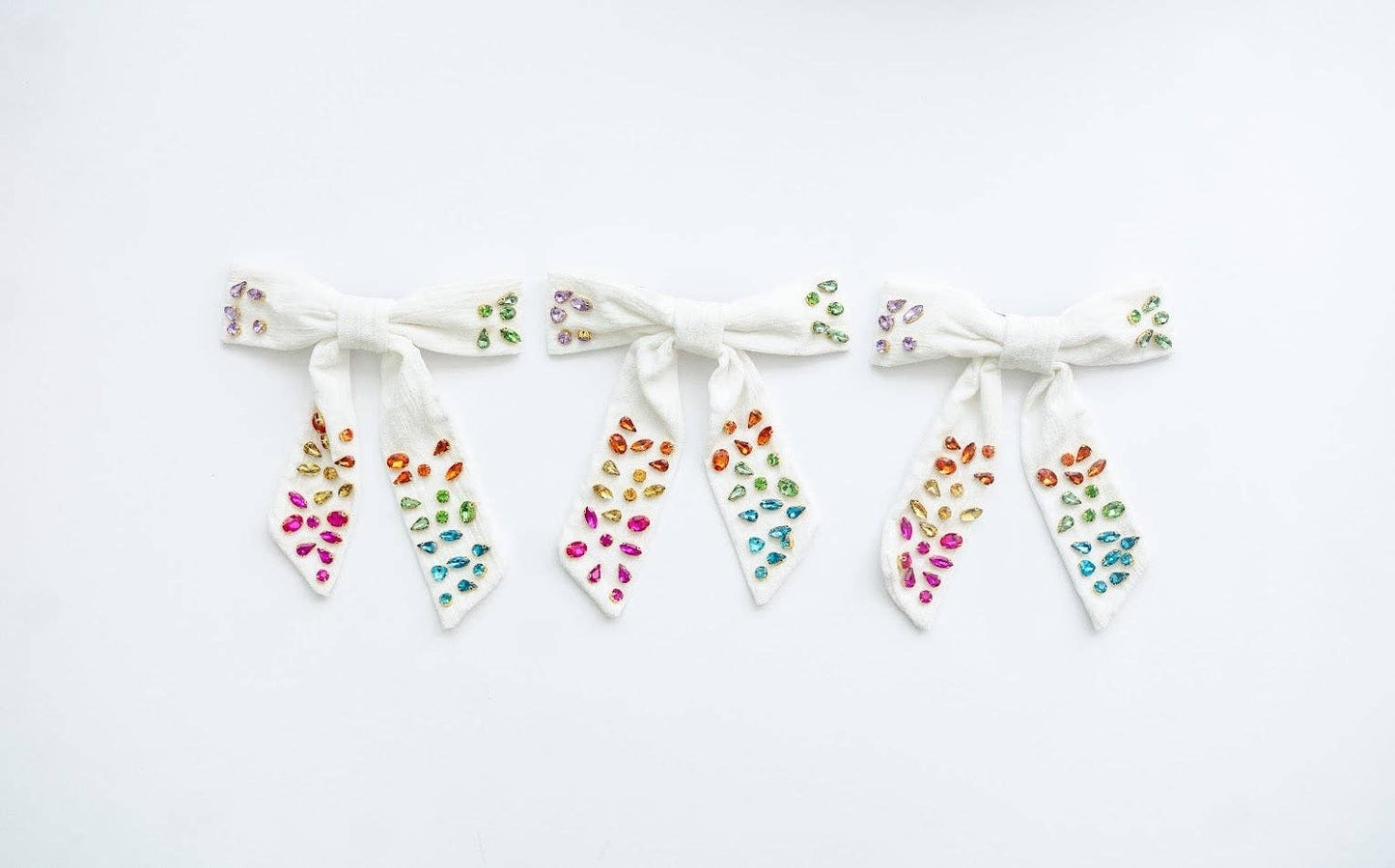 Rhinestone Hair Bow - Bling It On
