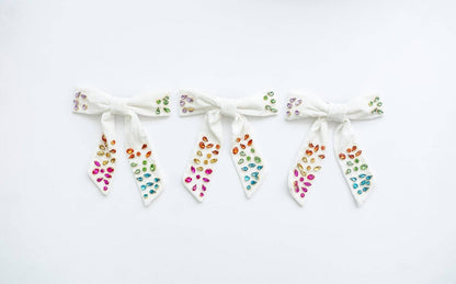 Rhinestone Hair Bow - Bling It On