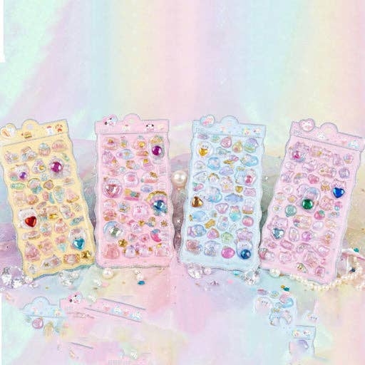 Candy Gem Jelly Deco Sticker – 3D Kawaii Phone Deco Stickers