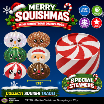 Fun Doh Petite (Mini) Squishy Christmas Dumplings Toy