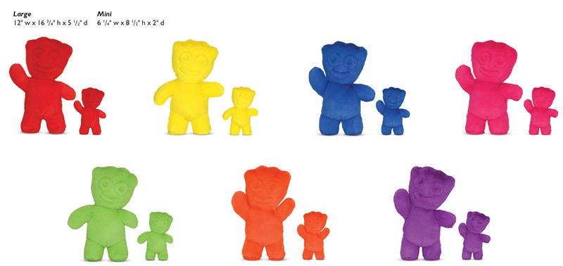 Sour Patch Kids Purple Character Embossed Plush