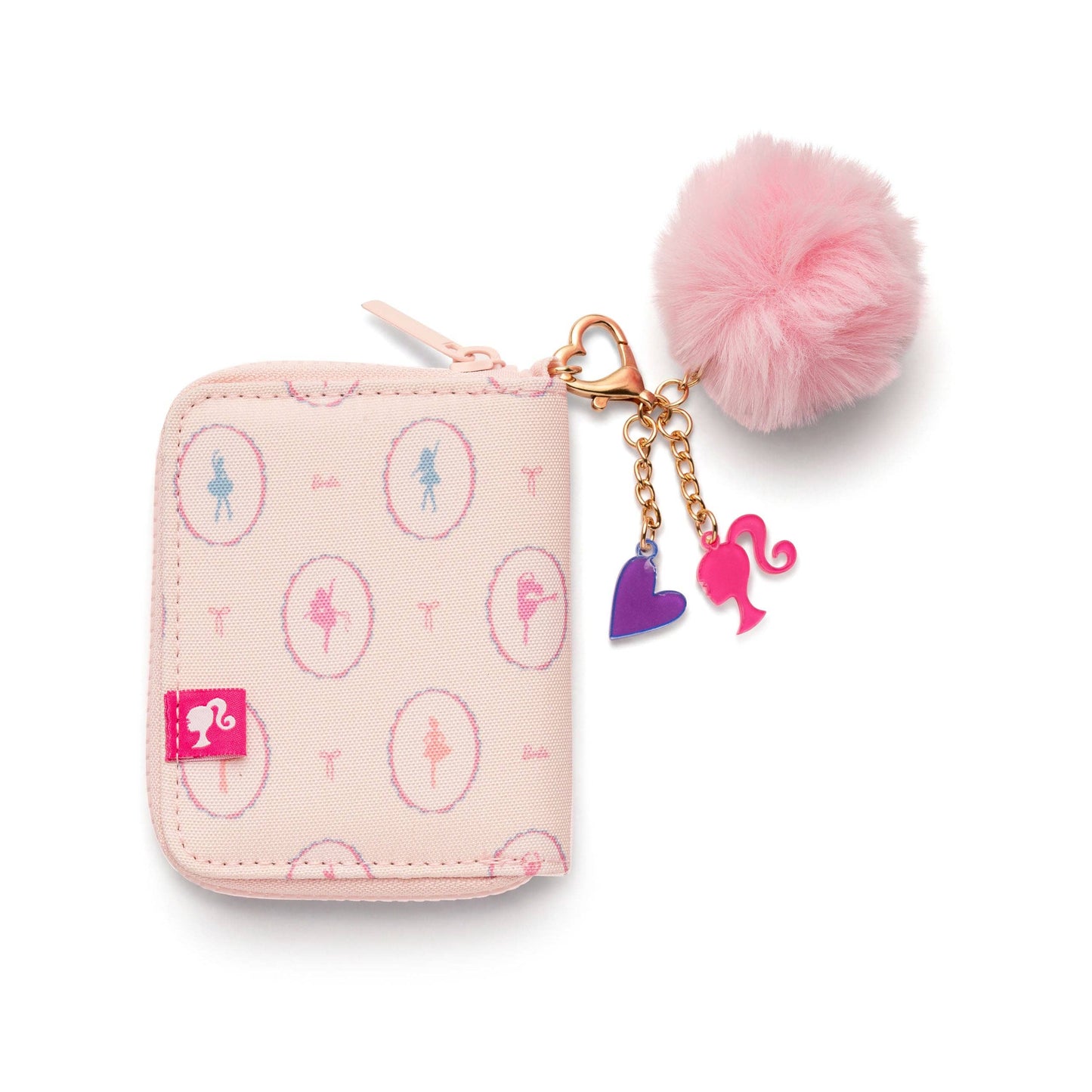 Barbie™ Camo Dance Kids Zip Wallet with Pom Charm