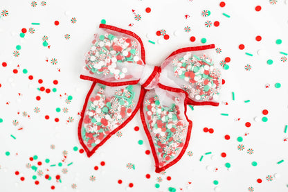 Mesh Shaker Bow - Jingle Bell Jubilee