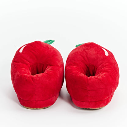 Cherry Hugs | Kids' Funny Non-Skid Plush Slippers